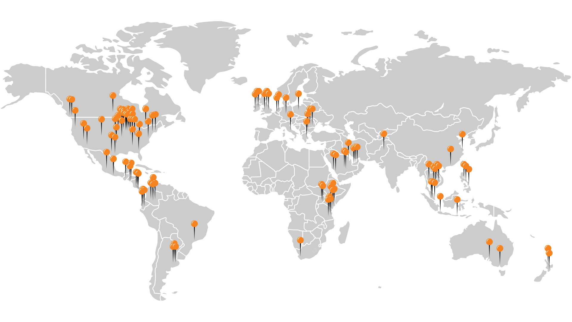 The Culture Fix global impact map