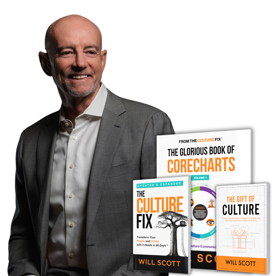 Will Scott with The Culture Fix, The Gift of Culture, and The Glorious Book of Corecharts